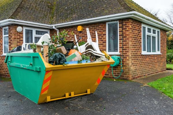 Image describes land clearing and rubbish removal