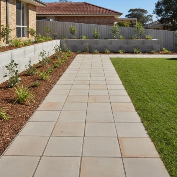 Retaining wall and paving project completed in Sydney