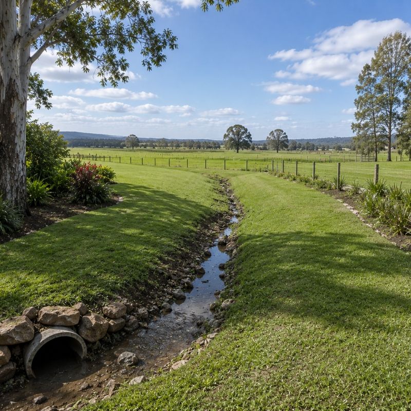Drainage sorted on a flood-prone Hawkesbury flat
