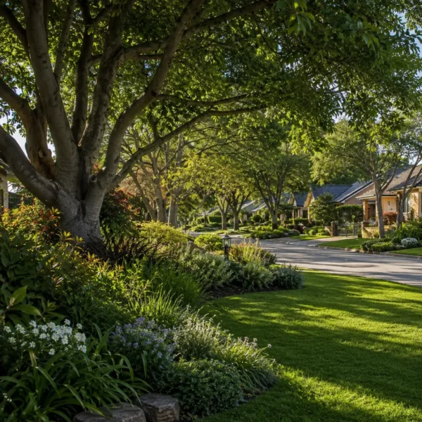 Large leafy block under protected mature canopy in Ku-ring-gai before landscaping