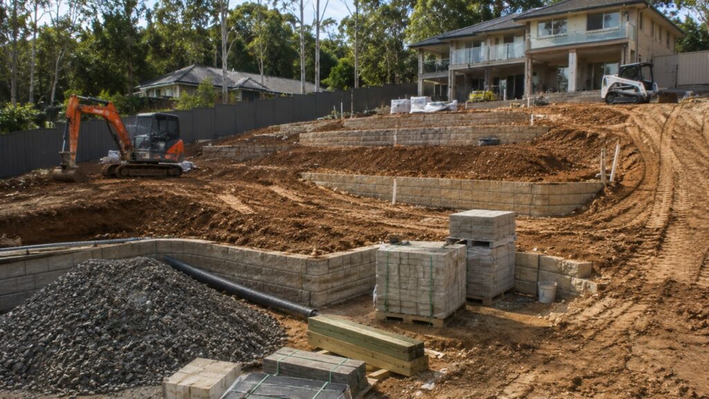 Shaping and structuring a large Hills Shire block mid-project